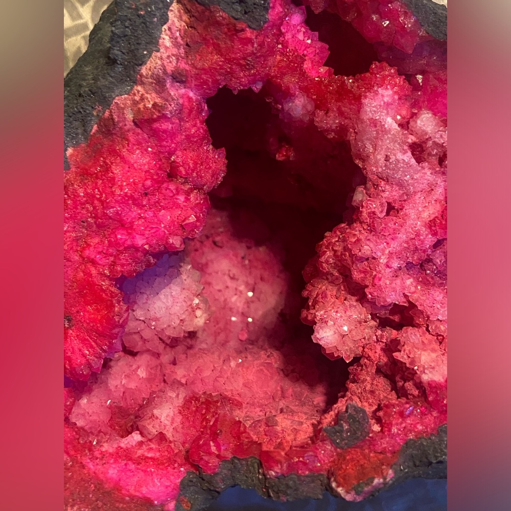 Pink Extra Large Dyed Geode - Picture 3 of 9